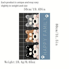 Diatom Mud Foot Mat Bath Mat Carpet Non Slip Bathroom Rug