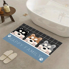 Diatom Mud Foot Mat Bath Mat Carpet Non Slip Bathroom Rug