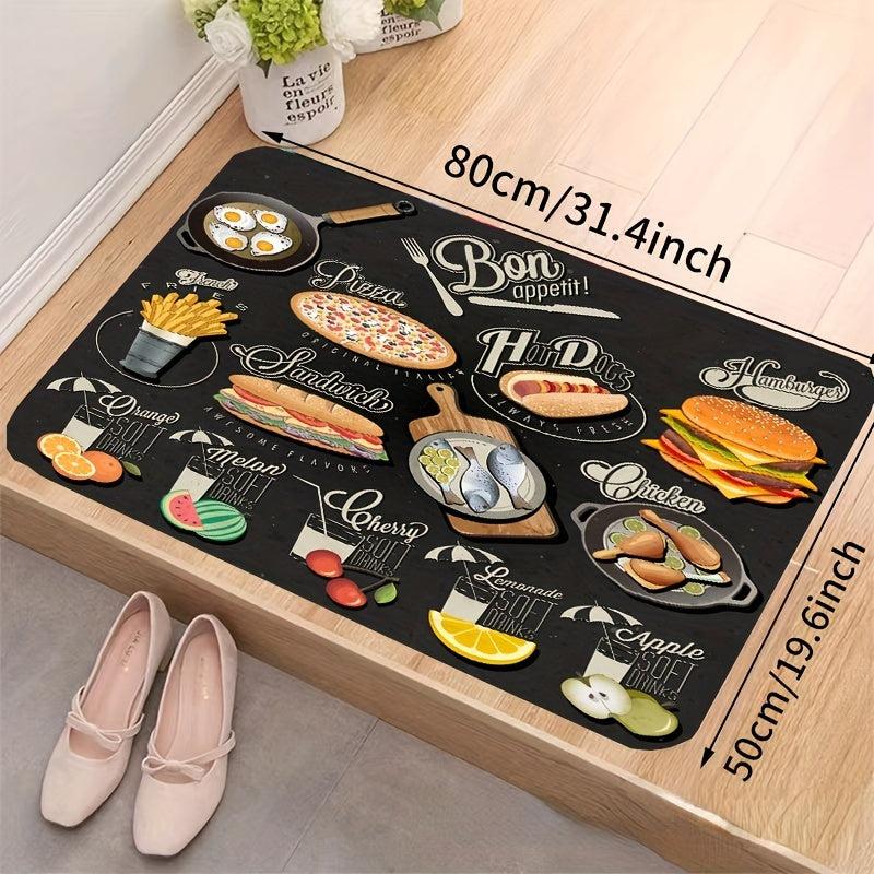 Modern Kitchen Floor Mat Halloween Room Decor