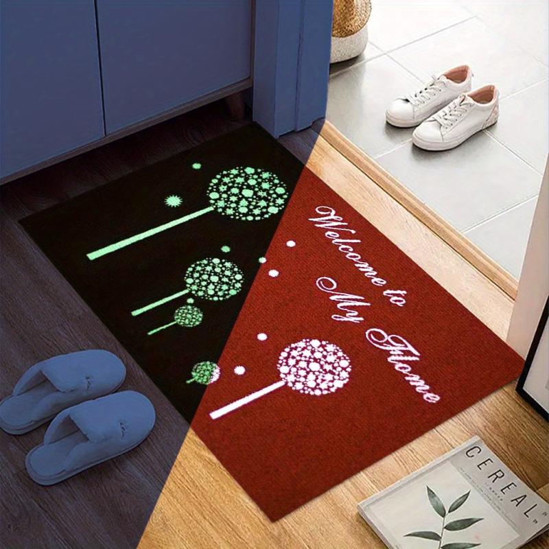Luminous Entry Door Mat Stain Resistant Washable Absorbent Bath Mat
