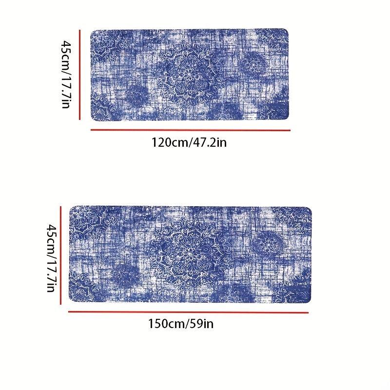 Boho Floor Mat Laundry Room Absorbent Non-slip Decorative Rug Soft