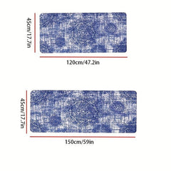 Boho Floor Mat Laundry Room Absorbent Non-slip Decorative Rug Soft