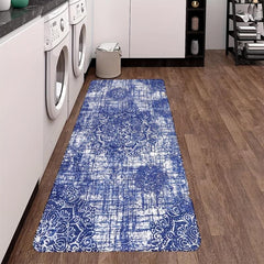 Boho Floor Mat Laundry Room Absorbent Non-slip Decorative Rug Soft