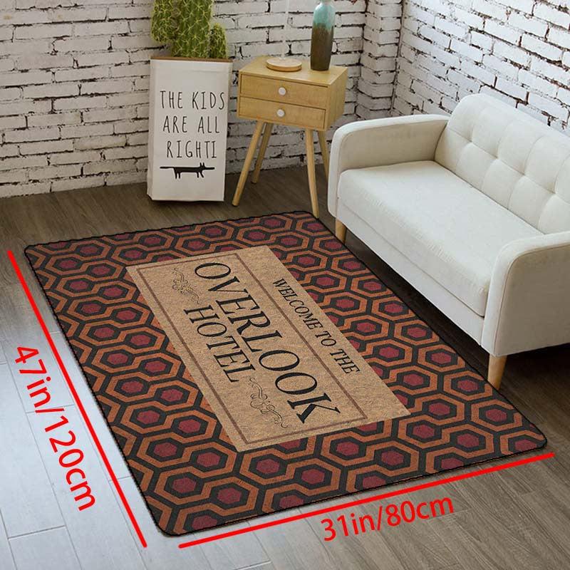 Halloween Rug Welcome To The Overlook Hotel Horror Movie Decoration
