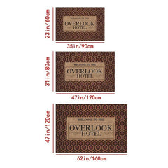 Halloween Rug Welcome To The Overlook Hotel Horror Movie Decoration