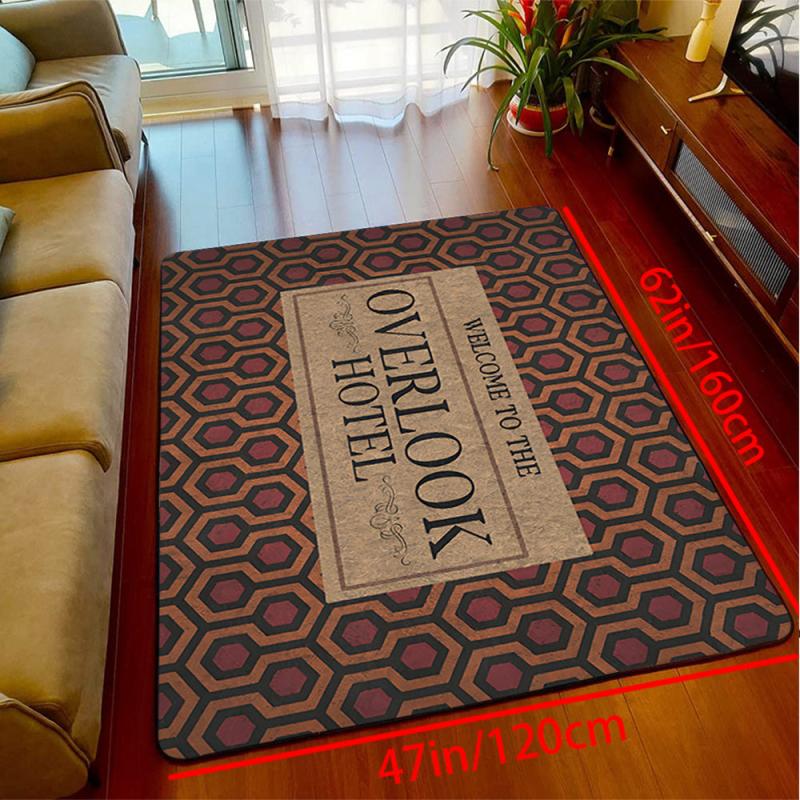 Halloween Rug Welcome To The Overlook Hotel Horror Movie Decoration