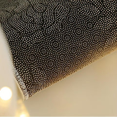 Soft Wool Pile Bedroom Rug, Cozy Furry Round Rug for Kids Room