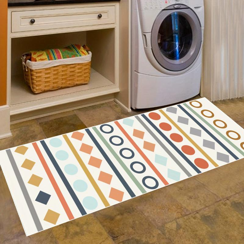 Soft Wool Pile Bedroom Rug, Cozy Furry Round Rug for Kids Room