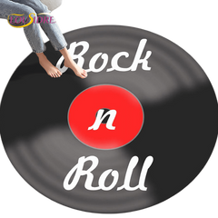 Classical Music Vinyl Record Round Rug Living Room Decoration Soft Floor Mat