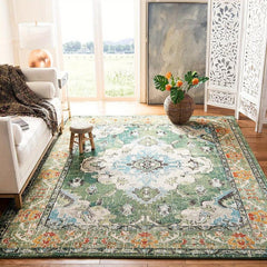 Bohemian Tribal Area Rug Soft Non Slip Washable Entry Doormat and Bathroom Mat