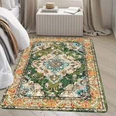 Bohemian Tribal Area Rug Soft Non Slip Washable Entry Doormat and Bathroom Mat