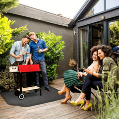 1 Pcs Grill Mat 91x127cm BBQ Splatter Mat Fireproof D