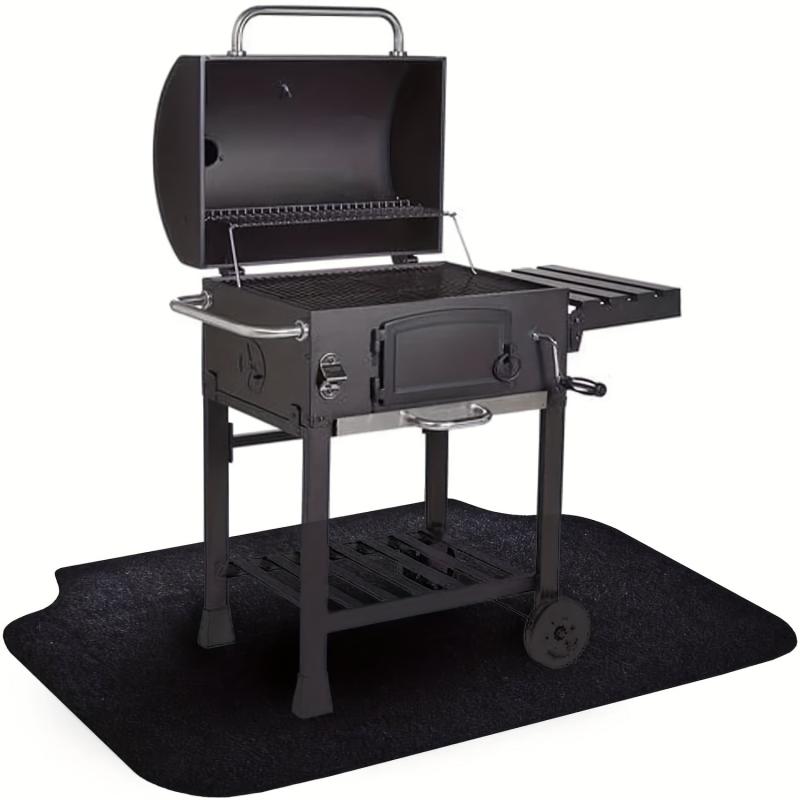 1 Pcs Grill Mat 91x127cm BBQ Splatter Mat Fireproof D