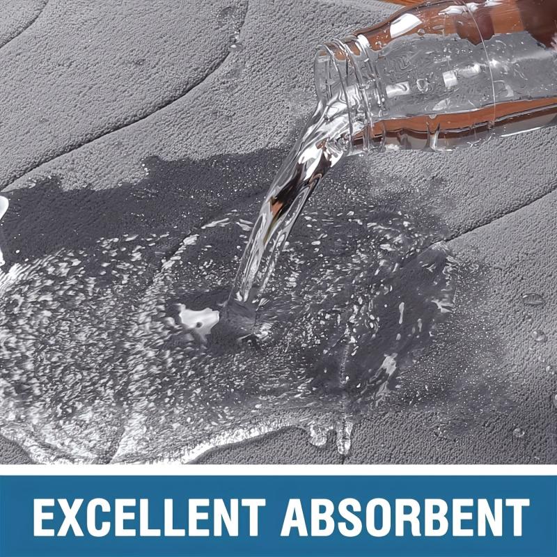 Soft Memory Foam Bath Mat Non-Slip Absorbent