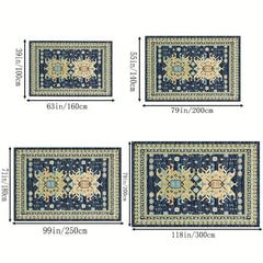 Vintage Bohemian Area Rug for Home Office