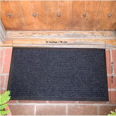 Waterproof Striped Door Floor Mat Entrance Doormat & Welcome Mat M Size