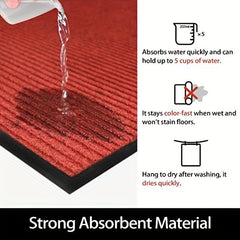 2pcs Machine Washable Door Mat for Home Decor and Protection
