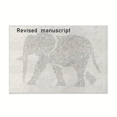 Soft Non Slip Elephant Bath Mat for Indoor Use