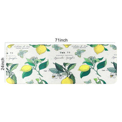 Anti Fatigue Kitchen Floor Mat Lemon Pattern Non Slip Rug