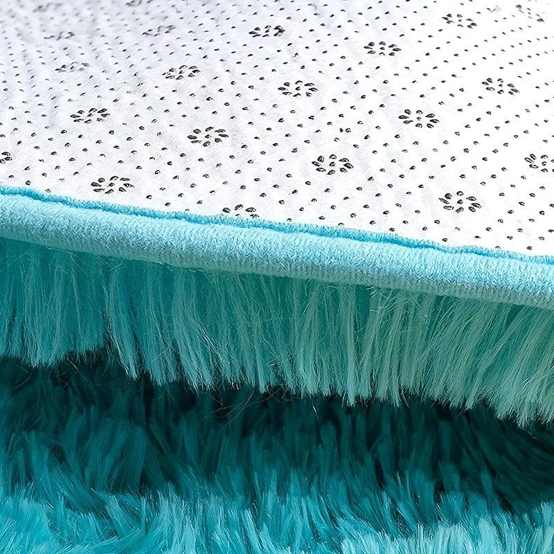 Soft Faux Shaggy Carpet Rug Nordic Doormat Floor Carpet Living Room