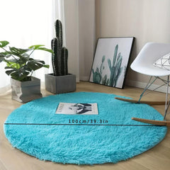 Soft Faux Shaggy Carpet Rug Nordic Doormat Floor Carpet Living Room