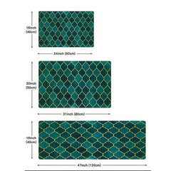 Anti-Fatigue Memory Foam Kitchen Rug Waterproof Non-Slip Mat