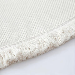 Tassel Woven Carpet Non slip Bedroom Carpet Home Decor