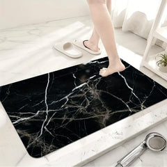 Marble Abstract Area Rug Non Slip Floor Rug Runner Washable Carpet Mat