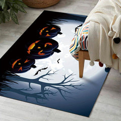 Halloween Pumpkin Area Rug Non-slip Soft Mat