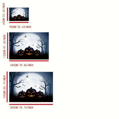 Halloween Pumpkin Area Rug Non-slip Soft Mat