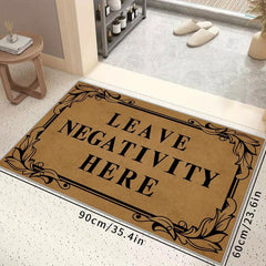Durable Low Pile Entrance Mat - Dirt Resistance Bathroom Foot Mat Carpet
