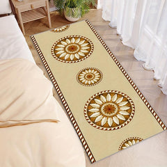 Artistic Moroccan Hallway Rug Soft Non Slip Washable Staircase Rug