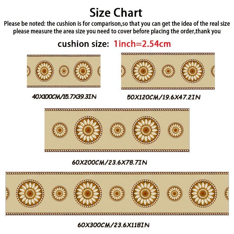 Artistic Moroccan Hallway Rug Soft Non Slip Washable Staircase Rug