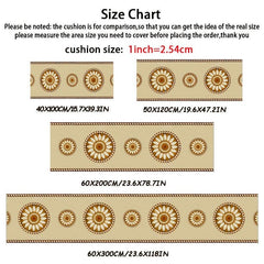 Artistic Moroccan Hallway Rug Soft Non Slip Washable Staircase Rug