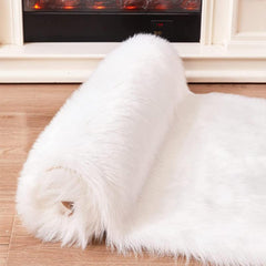 Soft Fluffy Faux Fur Shaggy Rug Area Rug Fuzzy Indoor Mat Floor Mat
