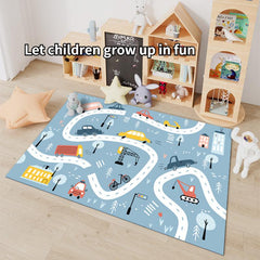 Kid Rug Playmat Hopscotch Play Rug Mat Carpet