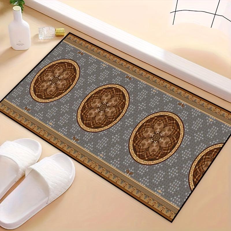 European Minimalist Strip Carpet Soft Floor Mat