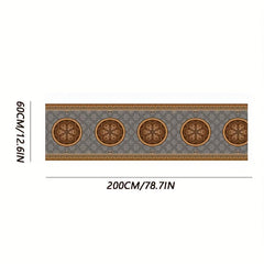 European Minimalist Strip Carpet Soft Floor Mat