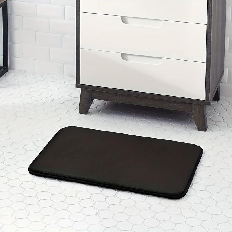 Thick Memory Sponge Bath Mat Modern Bathroom Carpet Anti-skid Absorption