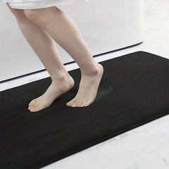 Thick Memory Sponge Bath Mat Modern Bathroom Carpet Anti-skid Absorption