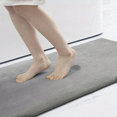 Thick Memory Sponge Bath Mat Modern Bathroom Carpet Anti-skid Absorption