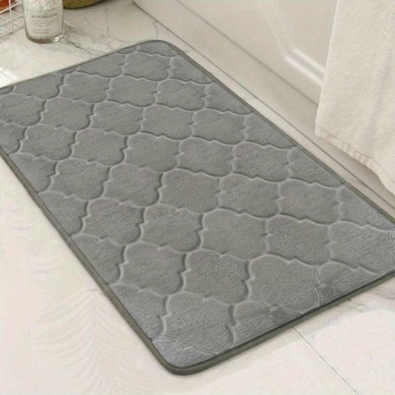 Memory Foam Bath Mat Non Slip Bathroom Rug Soft Water Absorbent Quick Dry