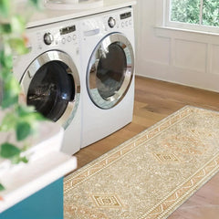 Soft Non Slip 96x304 Laundry Room Rug Oriental Hallway Runner Kitchen Mat