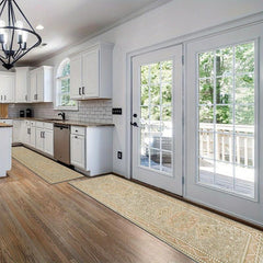 Soft Non Slip 96x304 Laundry Room Rug Oriental Hallway Runner Kitchen Mat