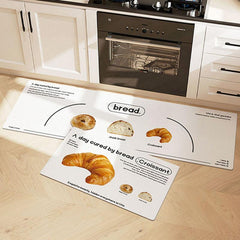 Anti Fatigue Kitchen Rug Soft Cushioned Non Slip Polyester Carpet