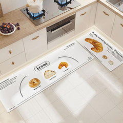 Anti Fatigue Kitchen Rug Soft Cushioned Non Slip Polyester Carpet