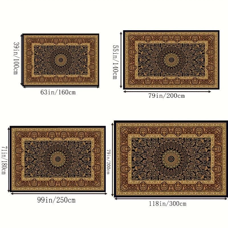 Boho Anti Fatigue Kitchen Rugs Absorbent Non Slip Soft Faux Sheepskin Floor Mat