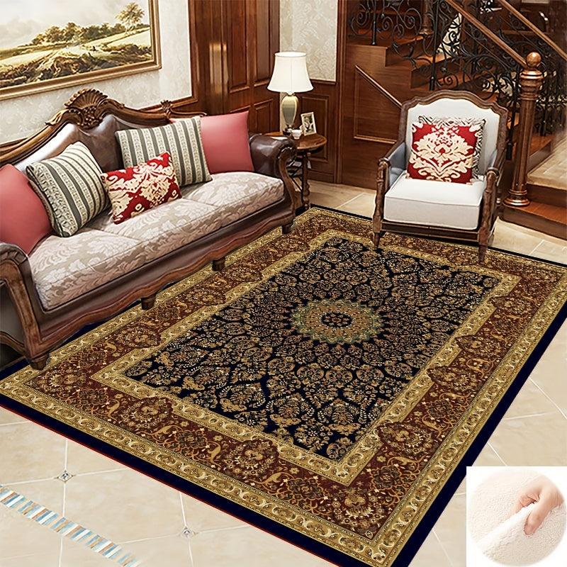 Boho Anti Fatigue Kitchen Rugs Absorbent Non Slip Soft Faux Sheepskin Floor Mat