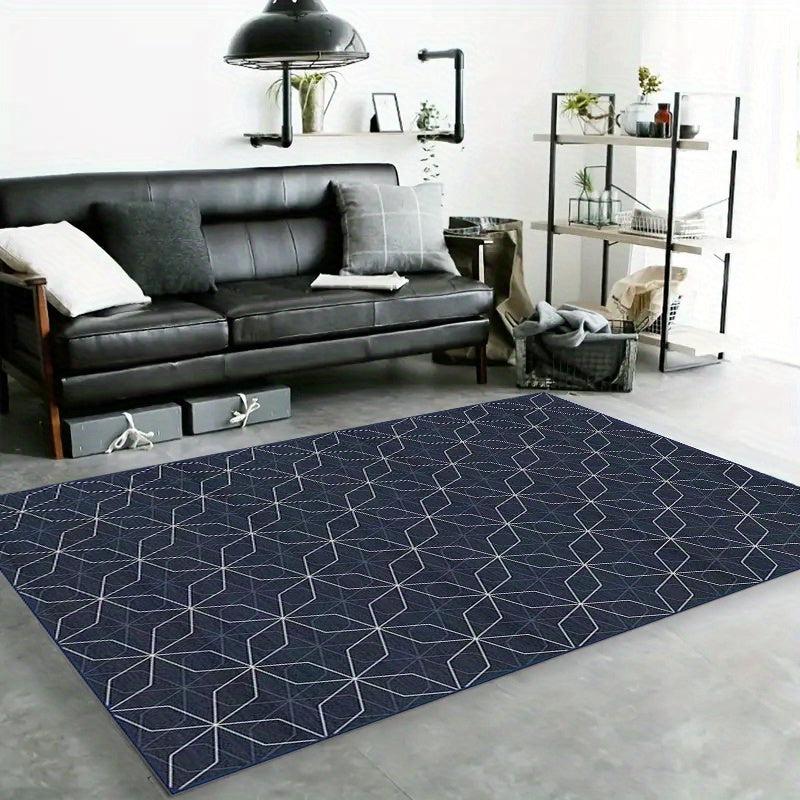 Crystal Velvet Abstract Pattern Carpet for Living Room