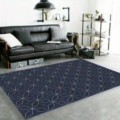 Crystal Velvet Abstract Pattern Carpet for Living Room